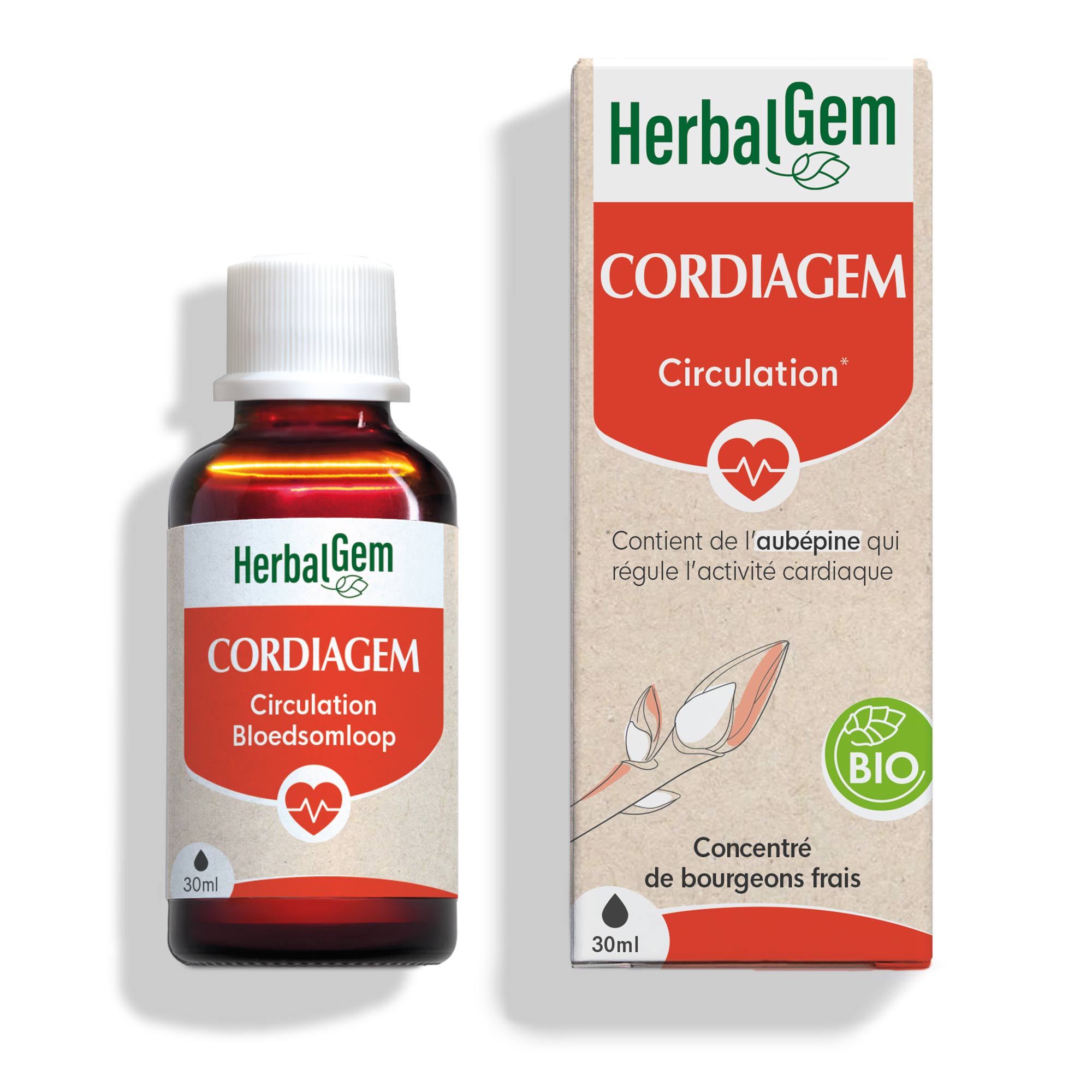 Cordiagem - complexe circulation - 30 ml Bio | Herbalgem