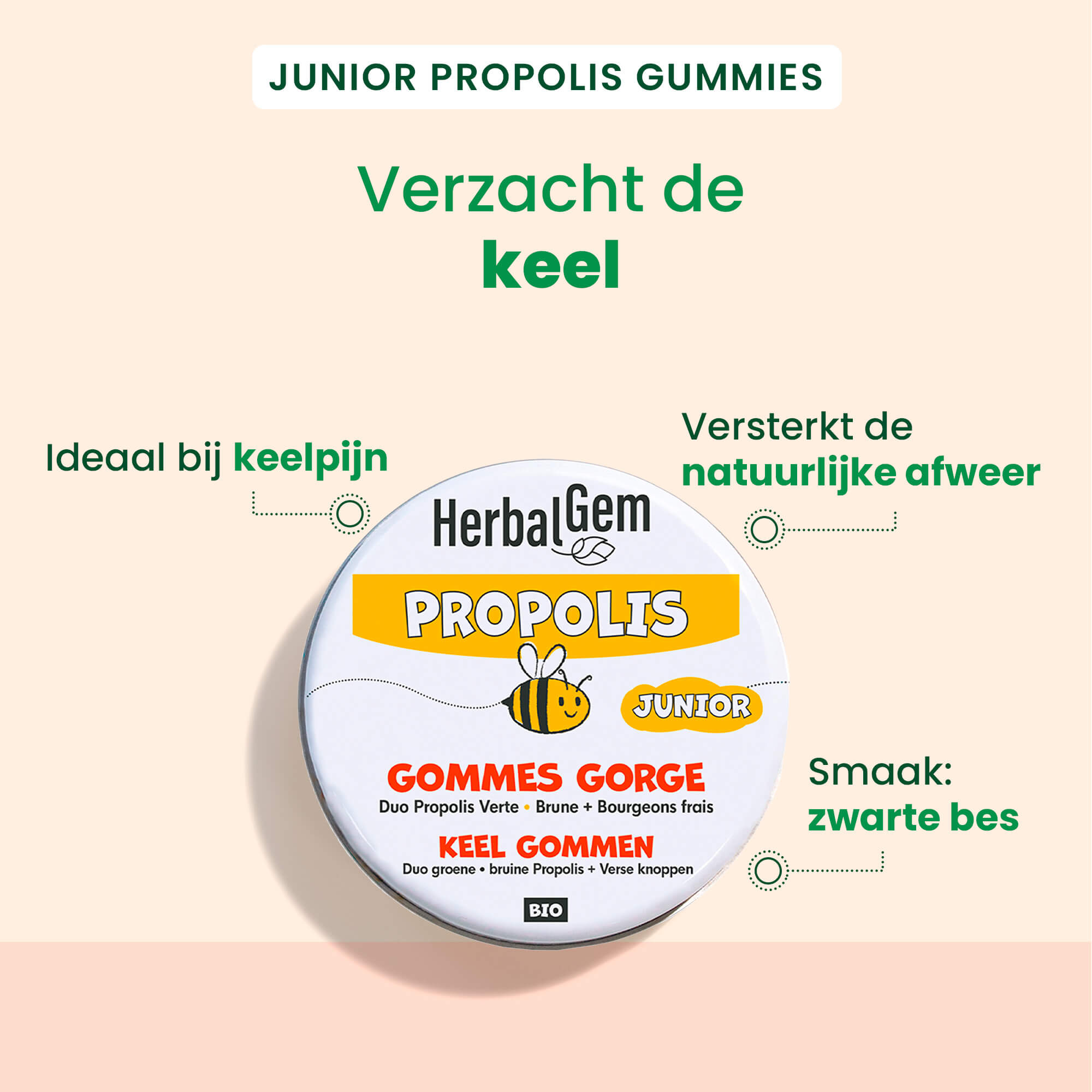 Propolis Junior Keel Gummies - Bio