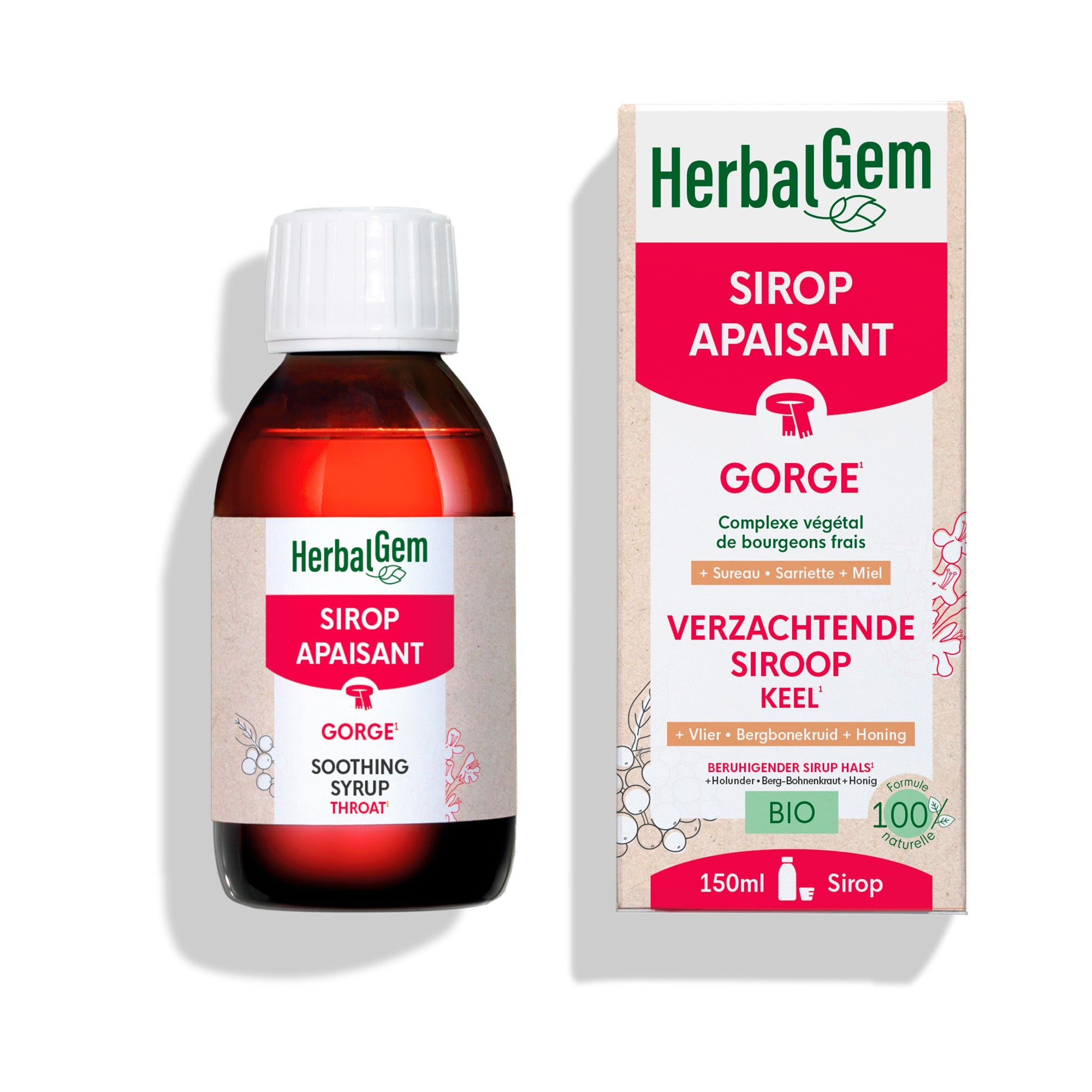 Sirop Apaisant Gorge - Bio