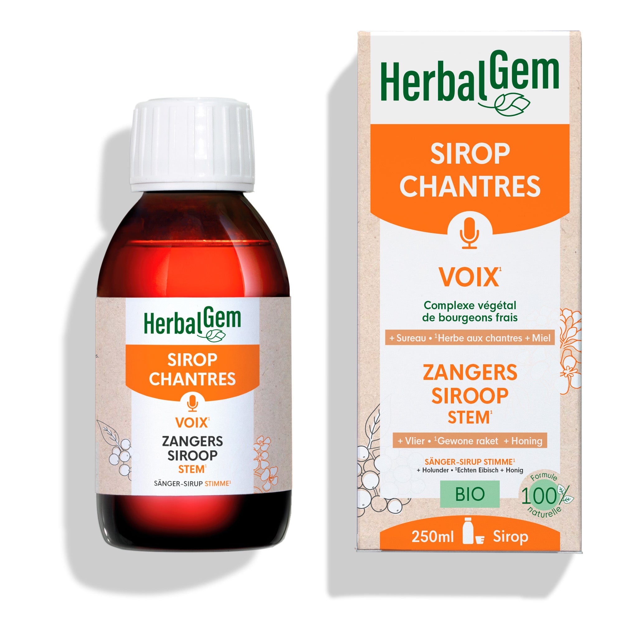 Sirop Chantres pour voix enrouée - Bio