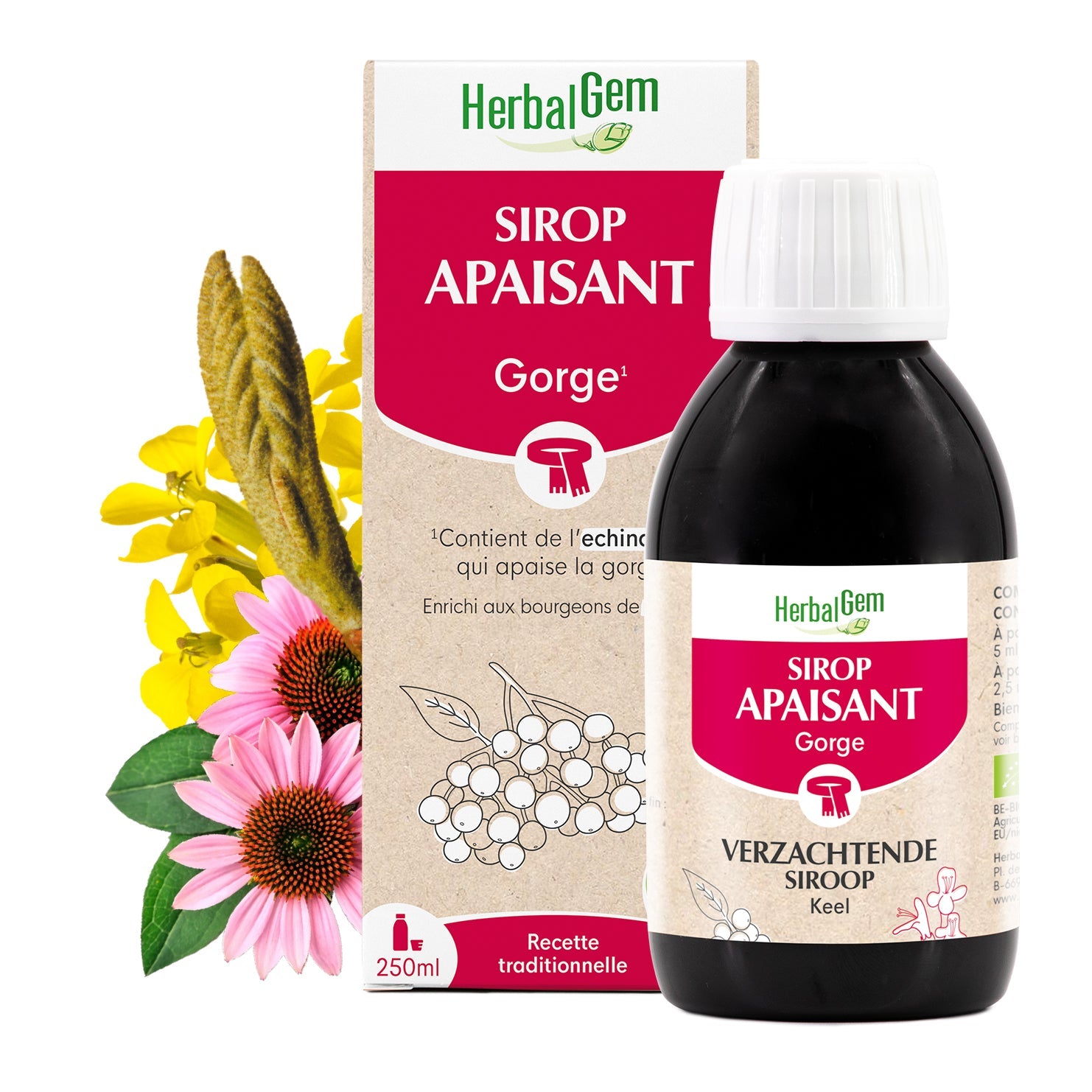 Sirop apaisant pour la gorge - Bio