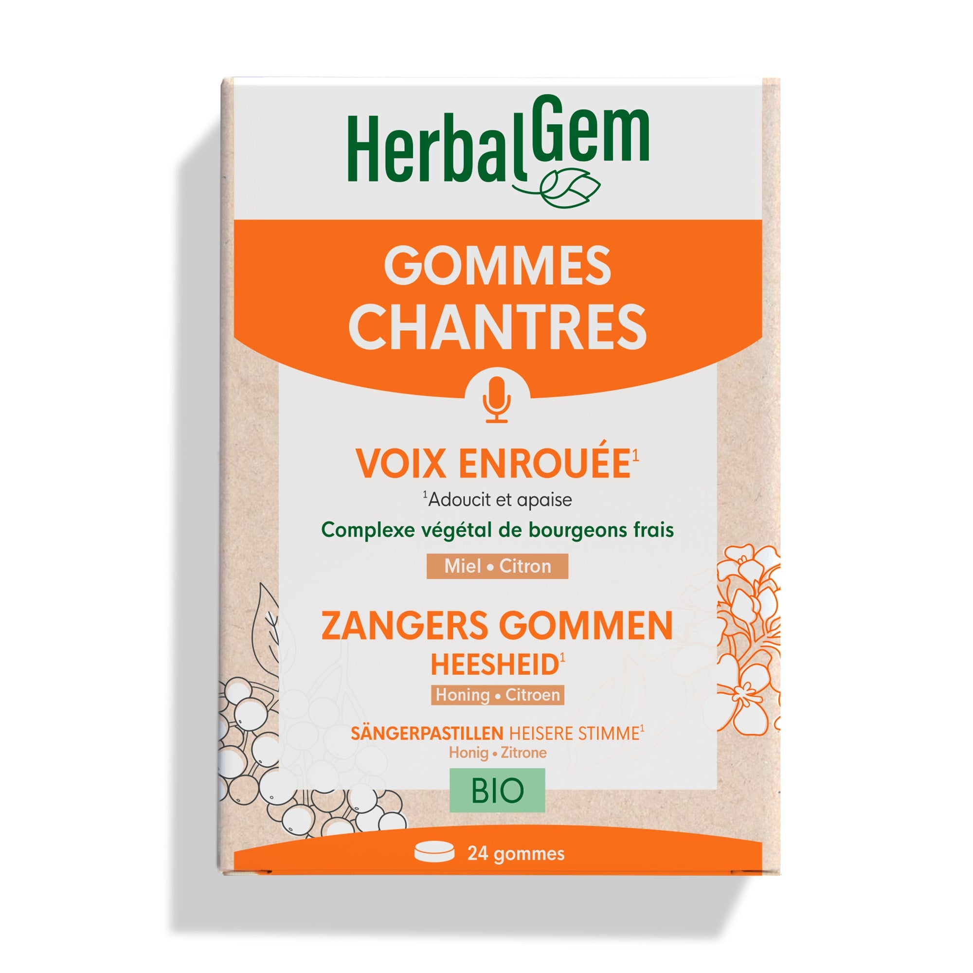 Zingende gummen - Bio