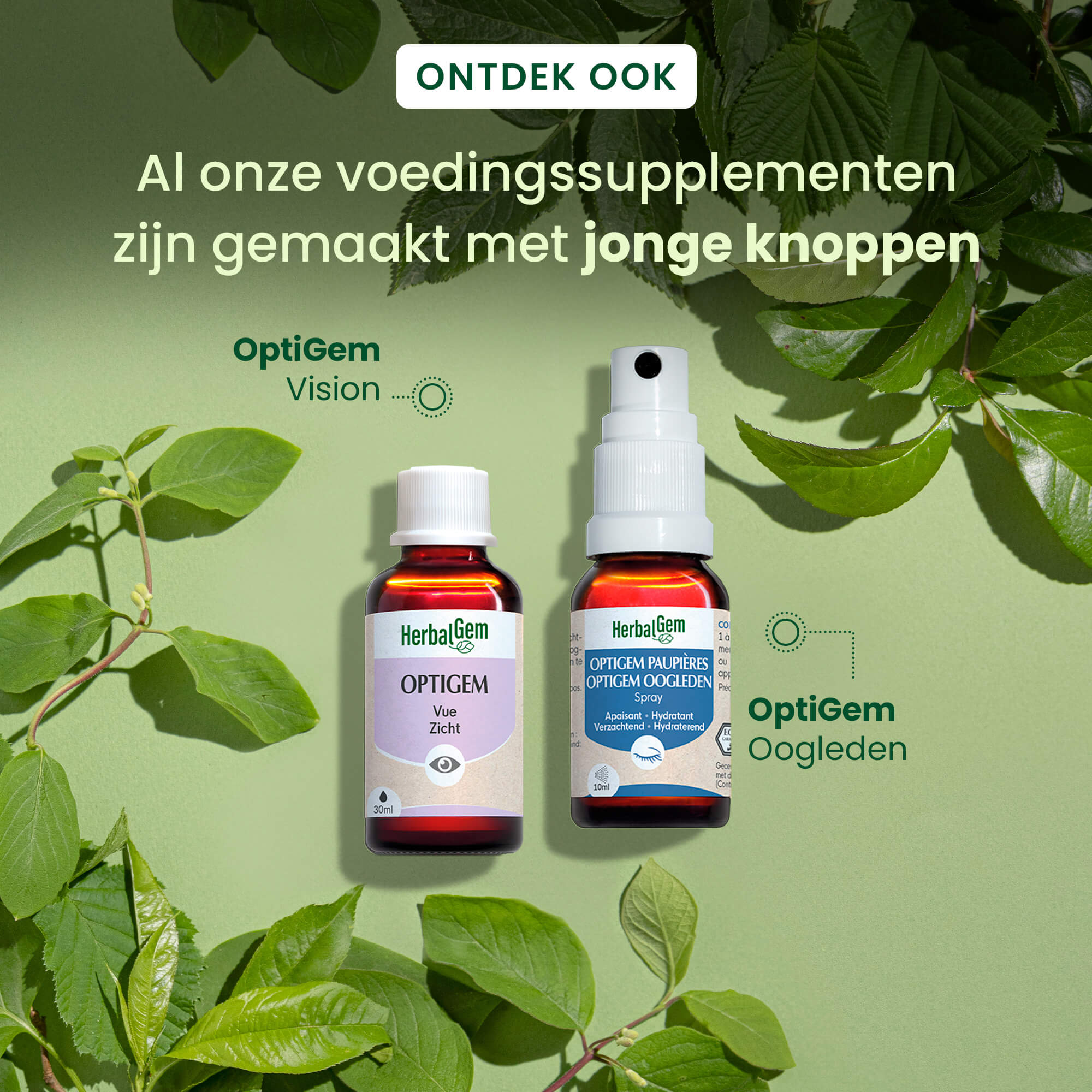 OptiGem Ooglid Spray - Bio