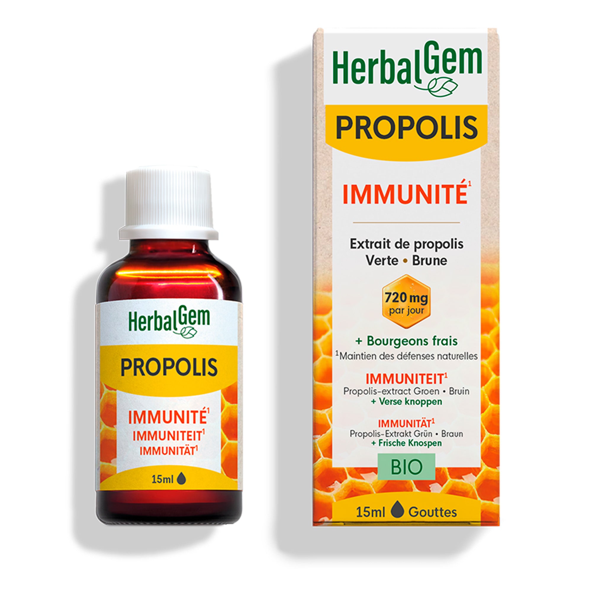 Propolis gouttes immunité - Bio