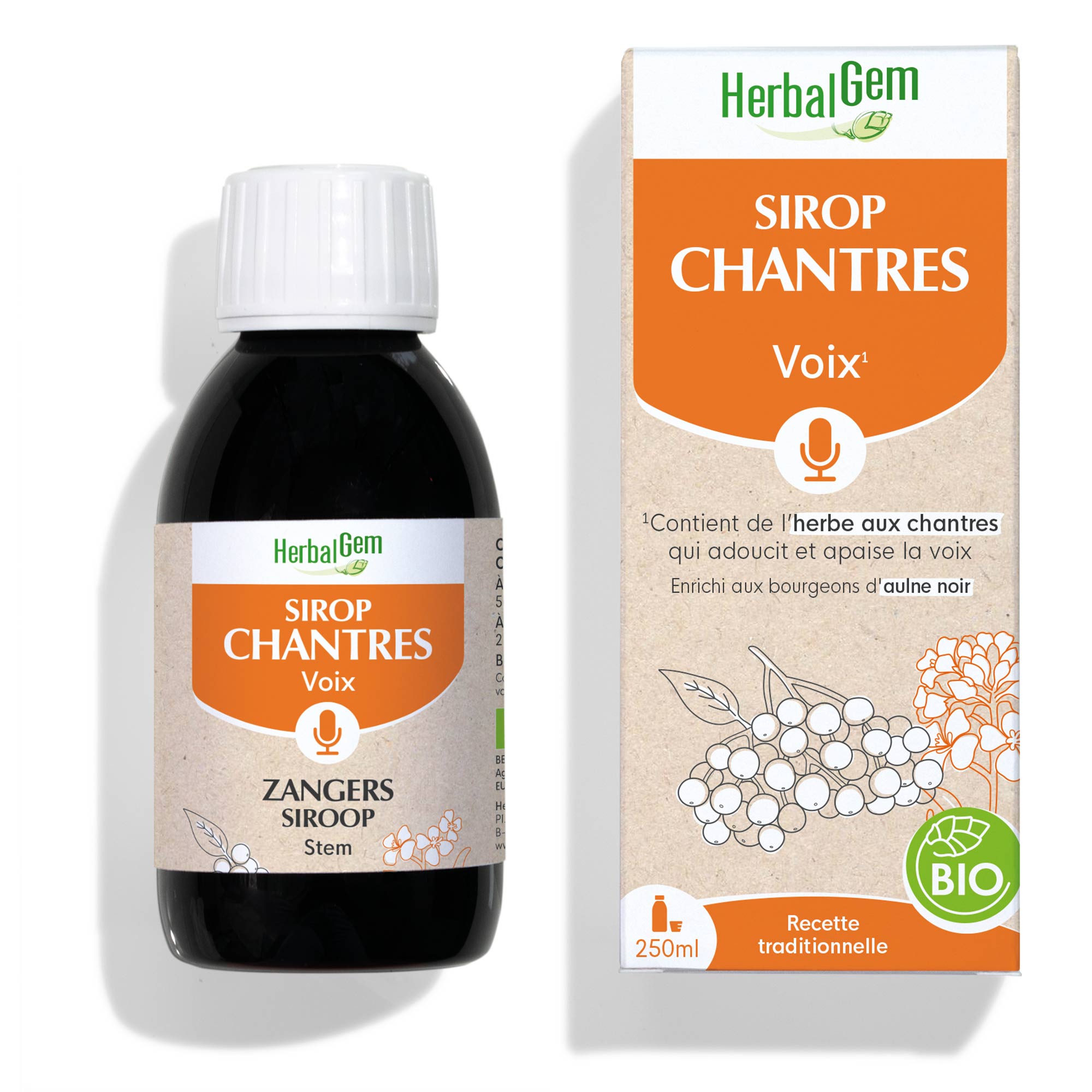 Sirop des Chantres pour voix enrouée - Bio