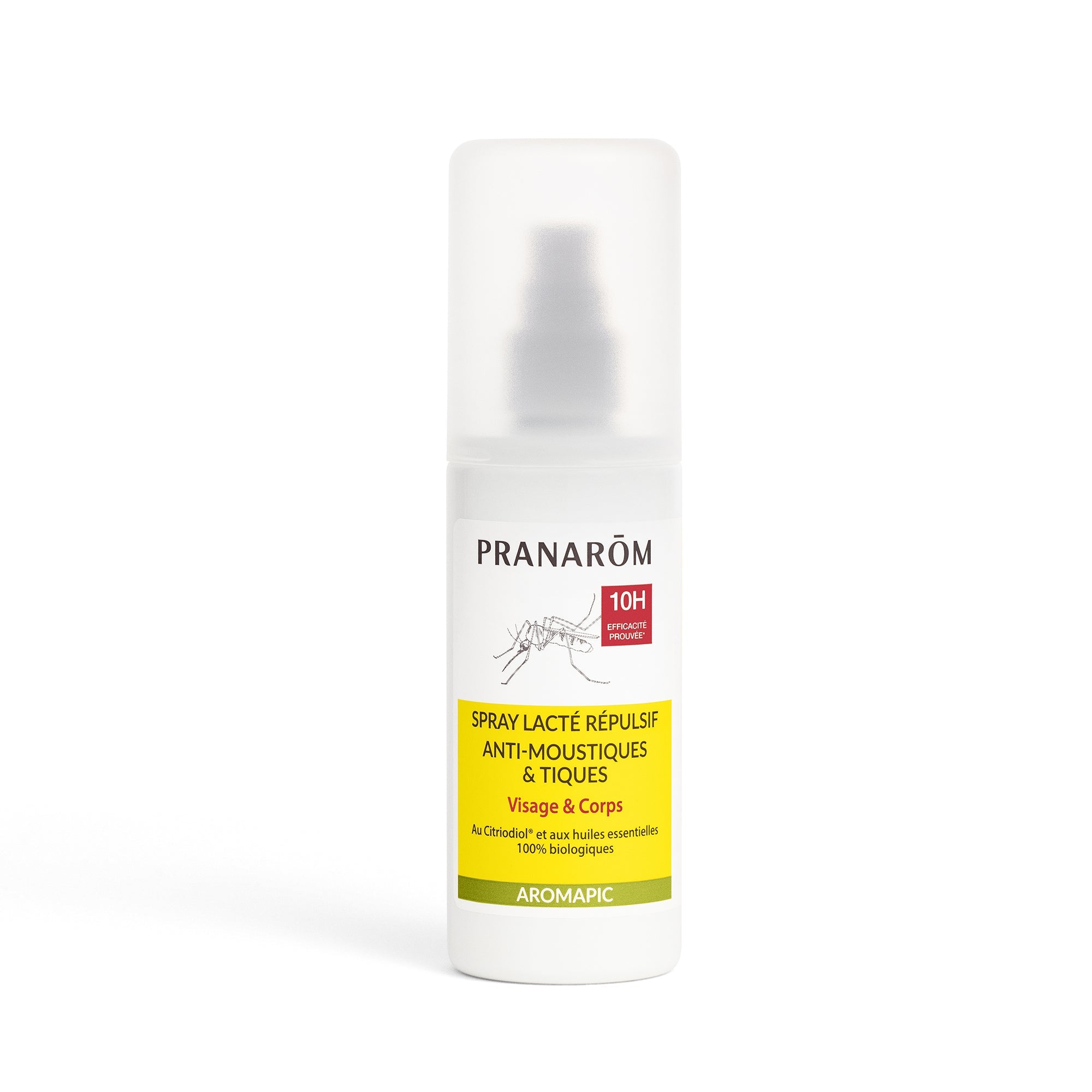 Spray lacté répulsif anti-moustiques et tiques