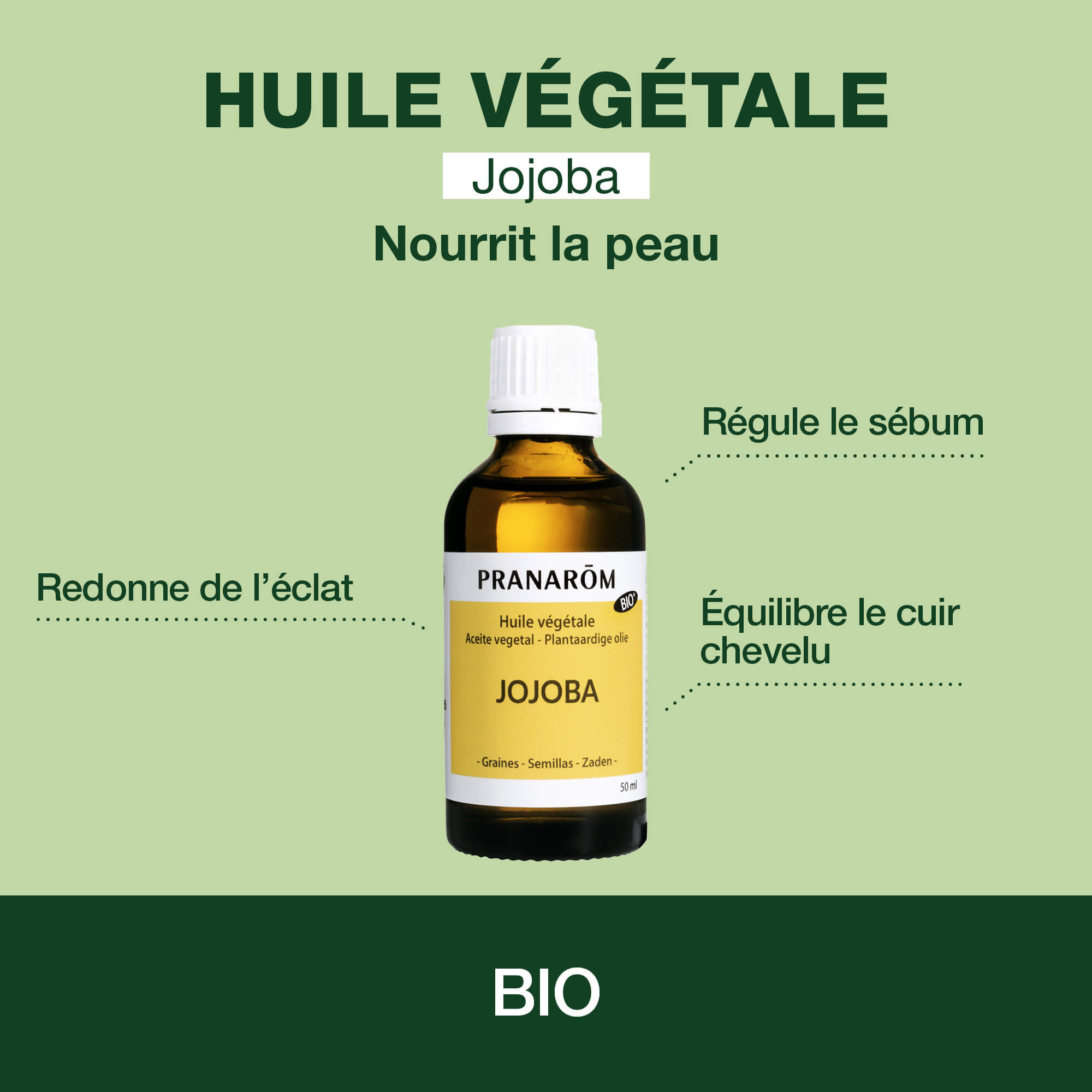 Huile Végétale de Jojoba - Bio