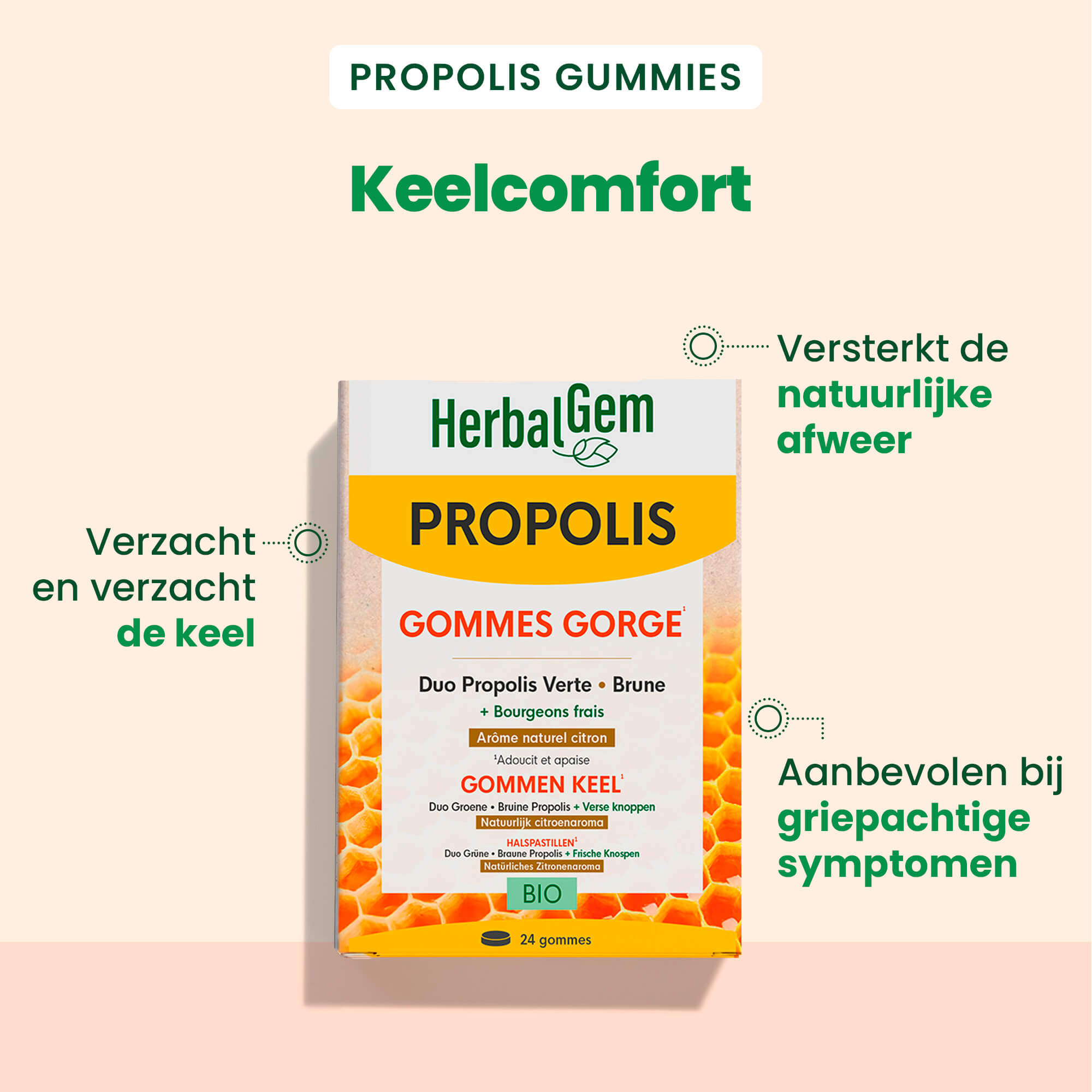 Propolis Keel Gummies - Bio